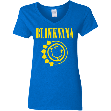 T-Shirts Royal / S Blinkvana Women's V-Neck T-Shirt