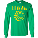 T-Shirts Irish Green / YS Blinkvana Youth Long Sleeve T-Shirt
