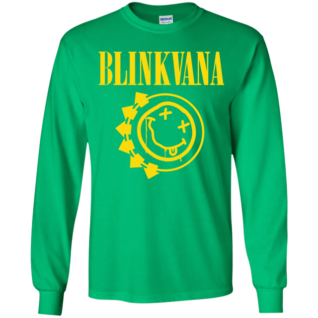 T-Shirts Irish Green / YS Blinkvana Youth Long Sleeve T-Shirt