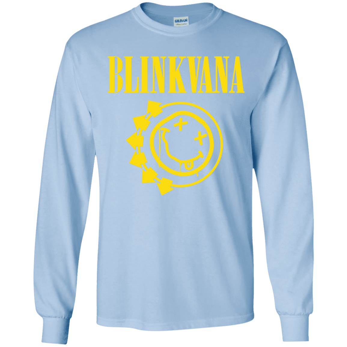 T-Shirts Light Blue / YS Blinkvana Youth Long Sleeve T-Shirt