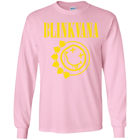 T-Shirts Light Pink / YS Blinkvana Youth Long Sleeve T-Shirt