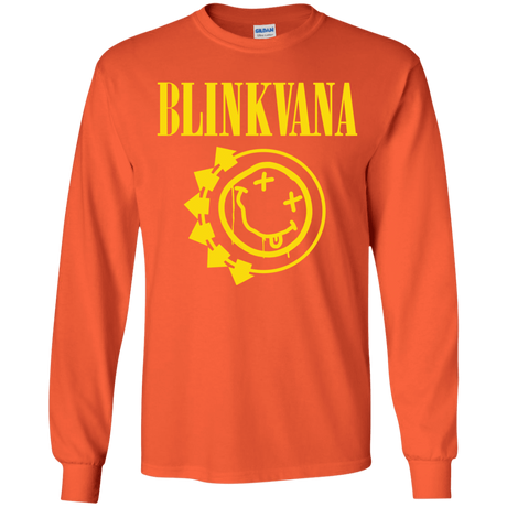 T-Shirts Orange / YS Blinkvana Youth Long Sleeve T-Shirt