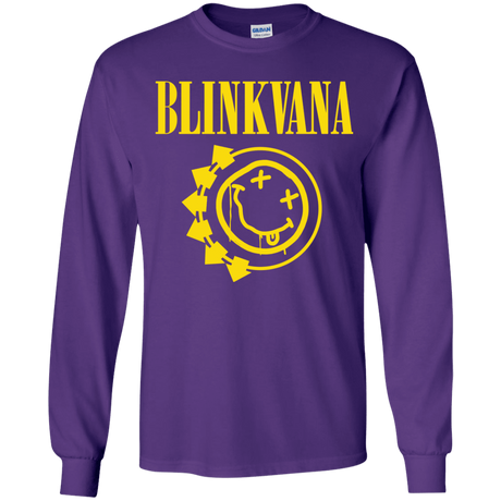 T-Shirts Purple / YS Blinkvana Youth Long Sleeve T-Shirt