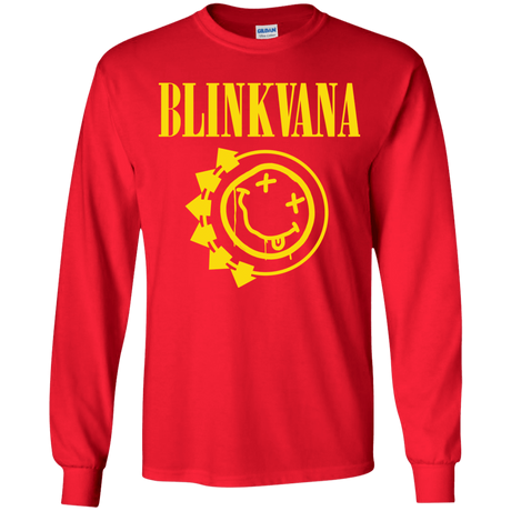 T-Shirts Red / YS Blinkvana Youth Long Sleeve T-Shirt