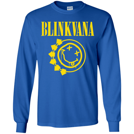 T-Shirts Royal / YS Blinkvana Youth Long Sleeve T-Shirt