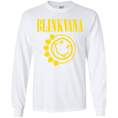T-Shirts White / YS Blinkvana Youth Long Sleeve T-Shirt