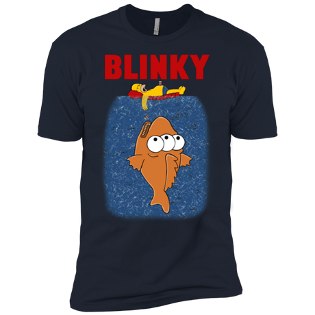 T-Shirts Midnight Navy / YXS Blinky Jaws Boys Premium T-Shirt
