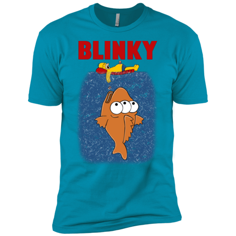 T-Shirts Turquoise / YXS Blinky Jaws Boys Premium T-Shirt