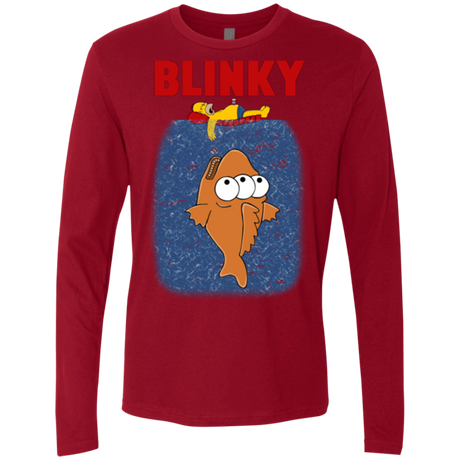 T-Shirts Cardinal / Small Blinky Jaws Men's Premium Long Sleeve
