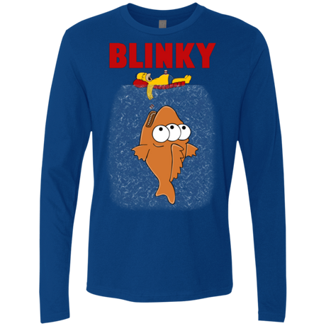 T-Shirts Royal / Small Blinky Jaws Men's Premium Long Sleeve