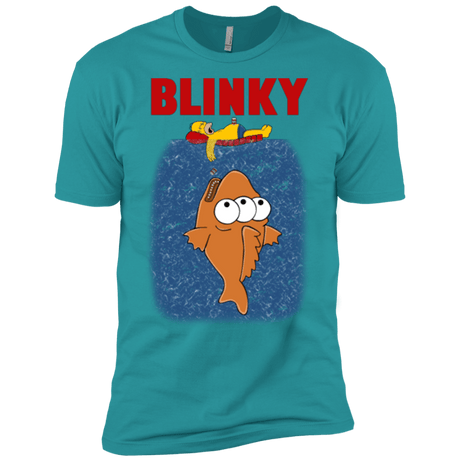 T-Shirts Tahiti Blue / X-Small Blinky Jaws Men's Premium T-Shirt