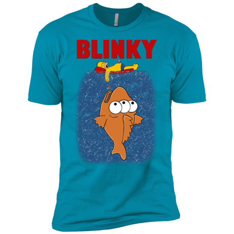 T-Shirts Turquoise / X-Small Blinky Jaws Men's Premium T-Shirt