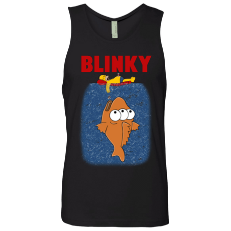 T-Shirts Black / Small Blinky Jaws Men's Premium Tank Top