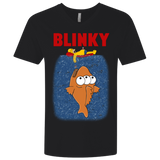 T-Shirts Black / X-Small Blinky Jaws Men's Premium V-Neck