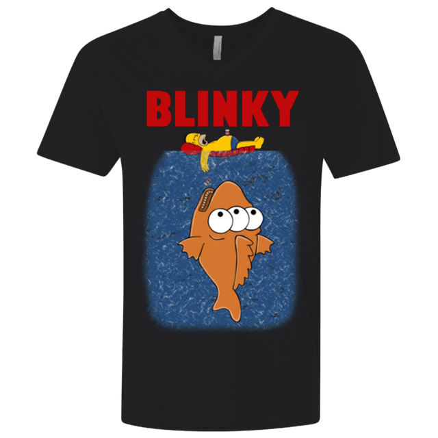 T-Shirts Black / X-Small Blinky Jaws Men's Premium V-Neck