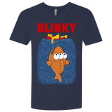 T-Shirts Midnight Navy / X-Small Blinky Jaws Men's Premium V-Neck