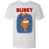 T-Shirts Heather White / Small Blinky Jaws Men's Triblend T-Shirt