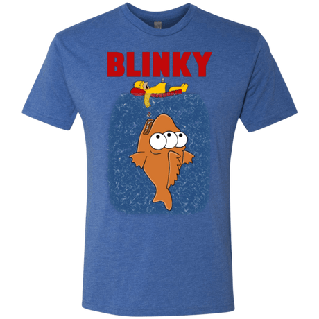 T-Shirts Vintage Royal / Small Blinky Jaws Men's Triblend T-Shirt