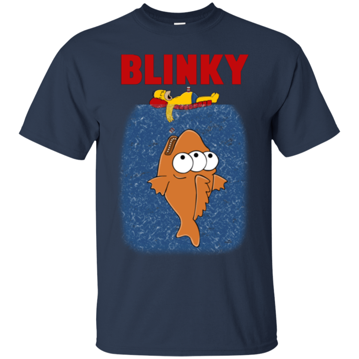 T-Shirts Navy / Small Blinky Jaws T-Shirt