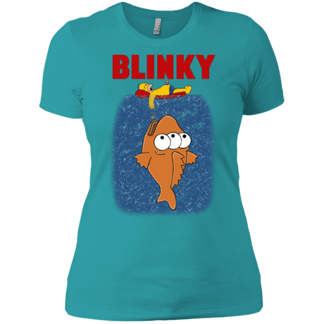 T-Shirts Tahiti Blue / X-Small Blinky Jaws Women's Premium T-Shirt