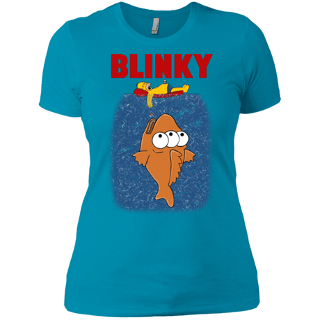T-Shirts Turquoise / X-Small Blinky Jaws Women's Premium T-Shirt