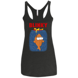 T-Shirts Vintage Black / X-Small Blinky Jaws Women's Triblend Racerback Tank
