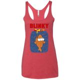 T-Shirts Vintage Red / X-Small Blinky Jaws Women's Triblend Racerback Tank