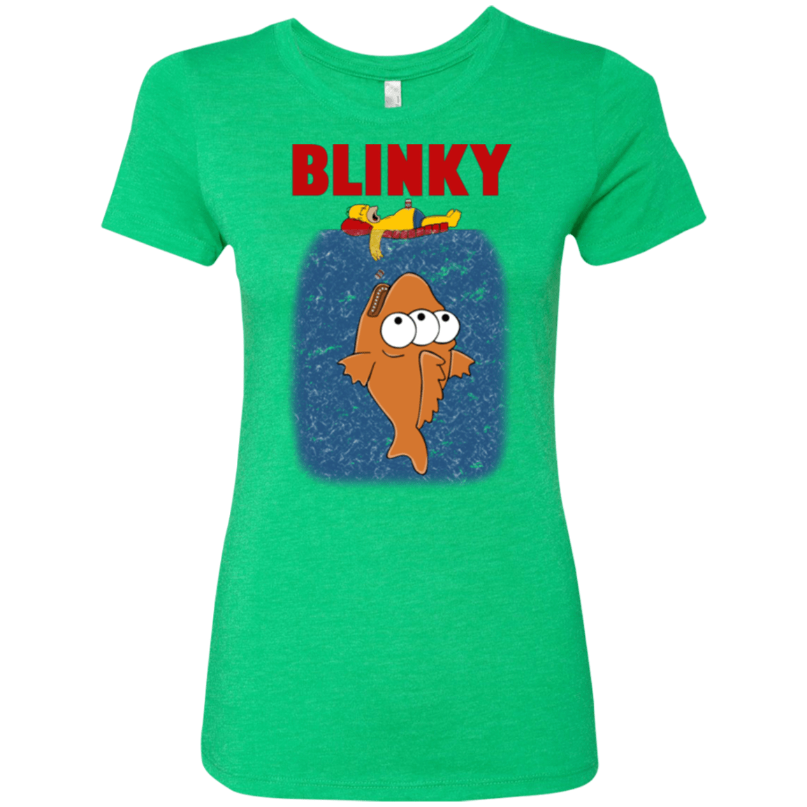 T-Shirts Envy / Small Blinky Jaws Women's Triblend T-Shirt