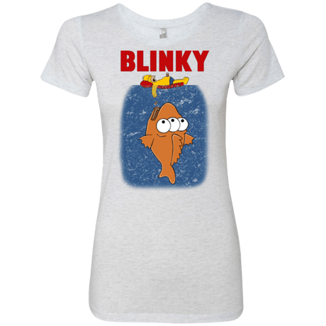 T-Shirts Heather White / Small Blinky Jaws Women's Triblend T-Shirt