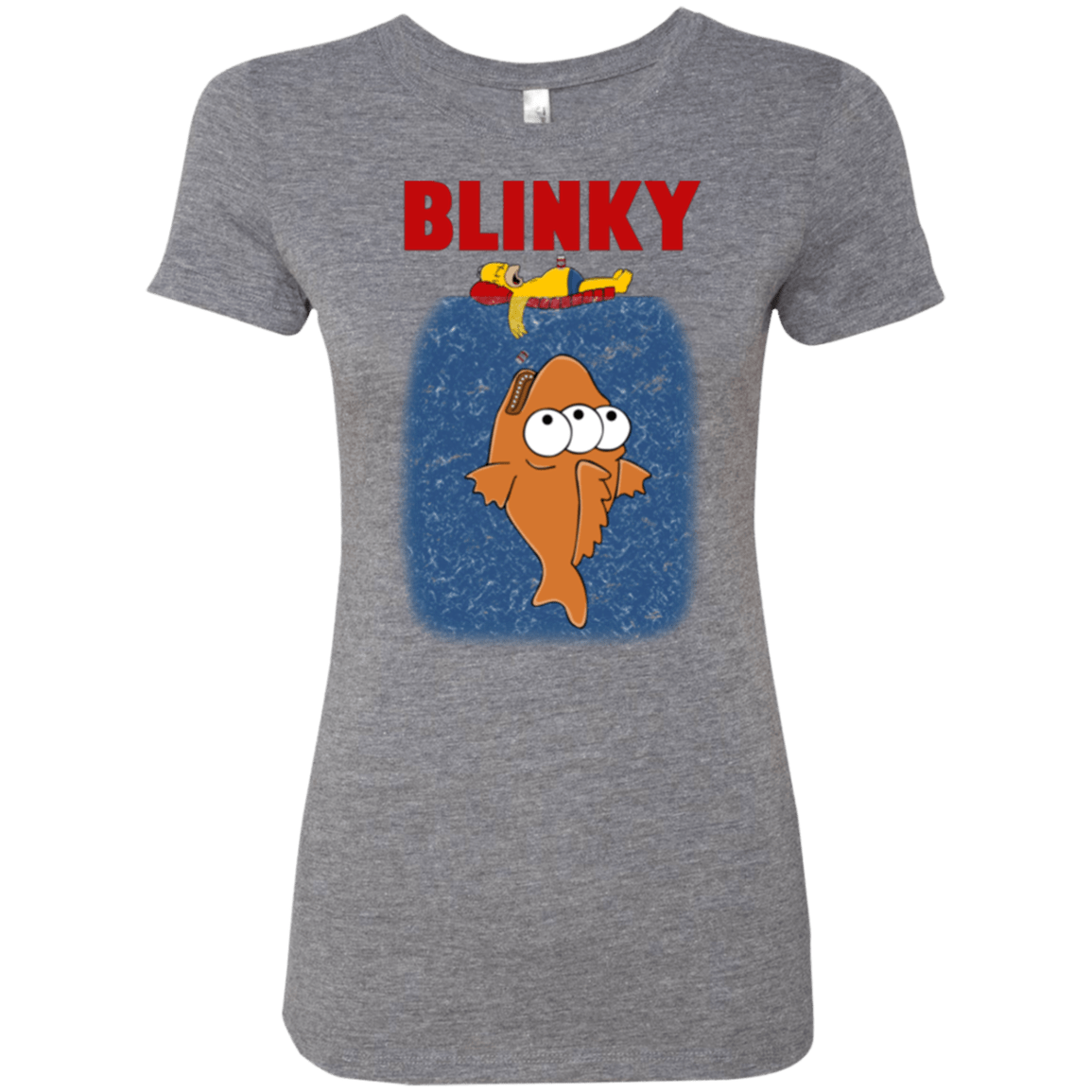 T-Shirts Premium Heather / Small Blinky Jaws Women's Triblend T-Shirt