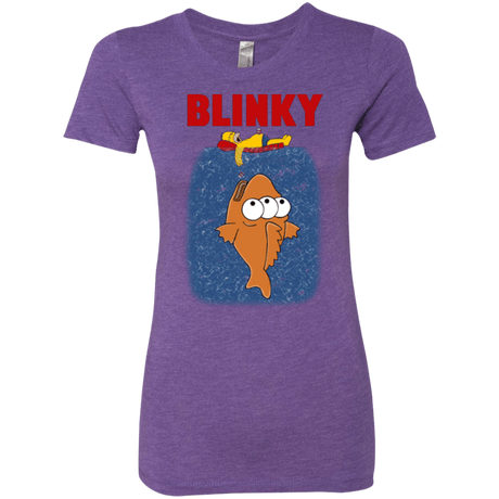 T-Shirts Purple Rush / Small Blinky Jaws Women's Triblend T-Shirt