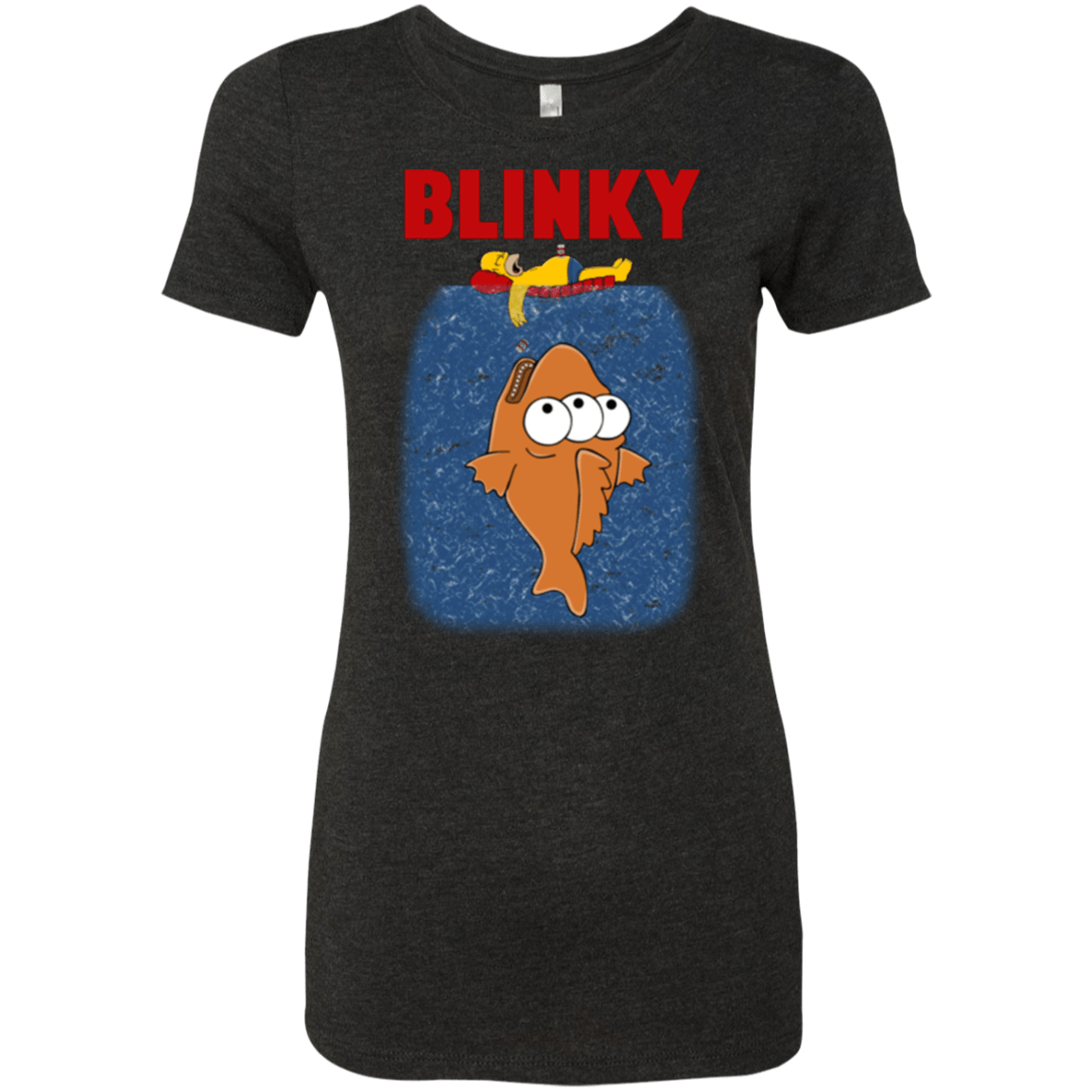 T-Shirts Vintage Black / Small Blinky Jaws Women's Triblend T-Shirt