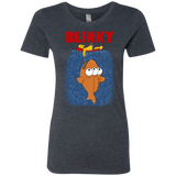 T-Shirts Vintage Navy / Small Blinky Jaws Women's Triblend T-Shirt