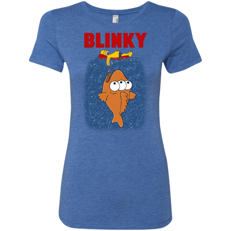 T-Shirts Vintage Royal / Small Blinky Jaws Women's Triblend T-Shirt