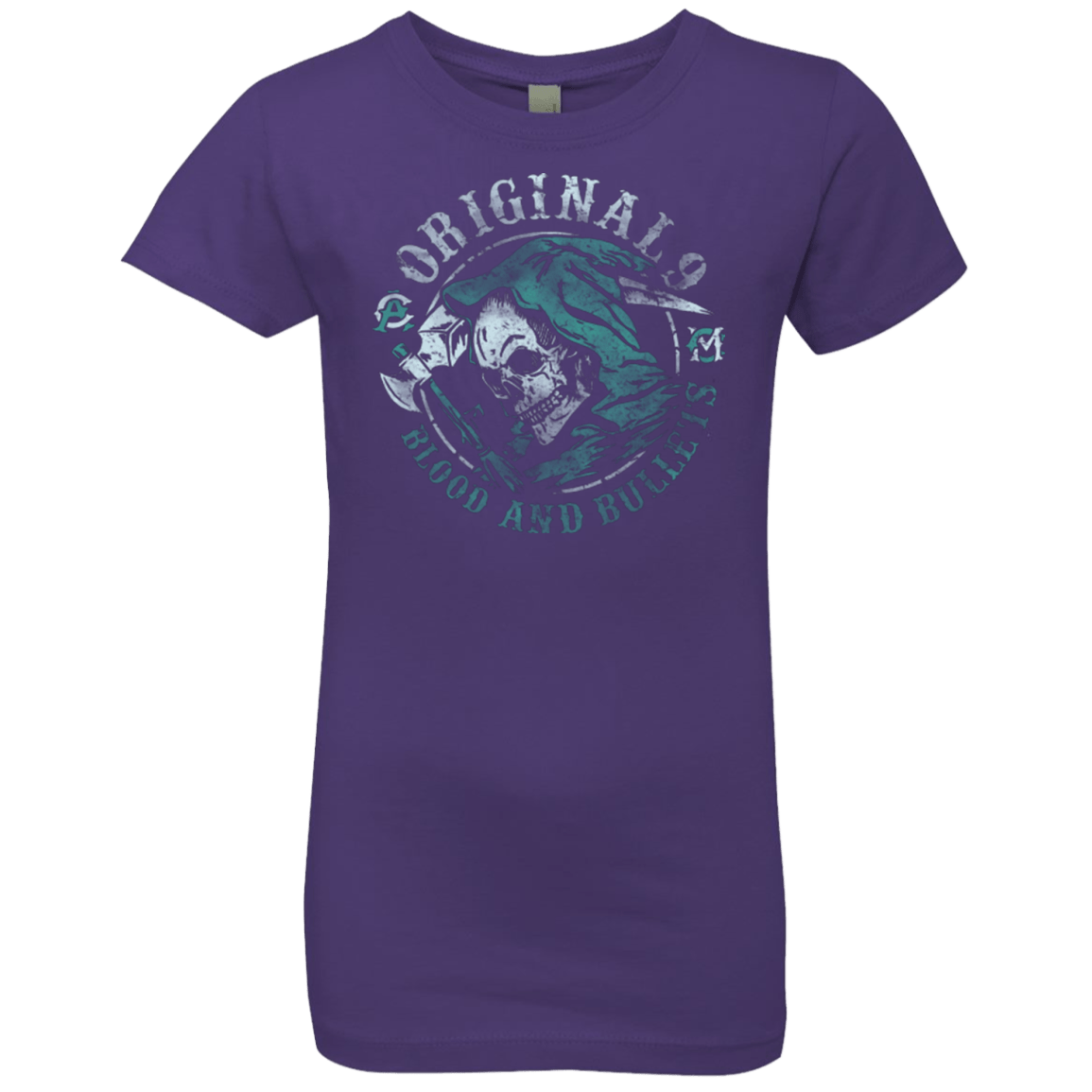 T-Shirts Purple Rush / YXS Blood and Bullets Girls Premium T-Shirt