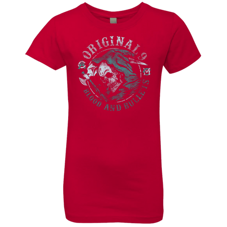 T-Shirts Red / YXS Blood and Bullets Girls Premium T-Shirt