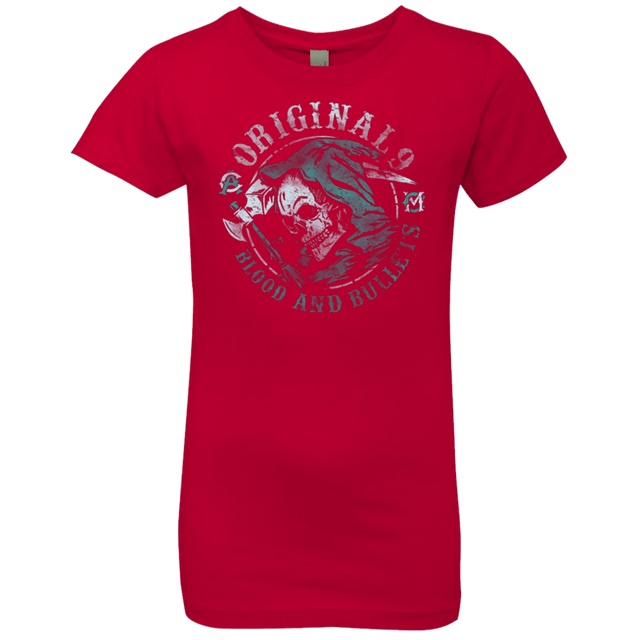T-Shirts Red / YXS Blood and Bullets Girls Premium T-Shirt