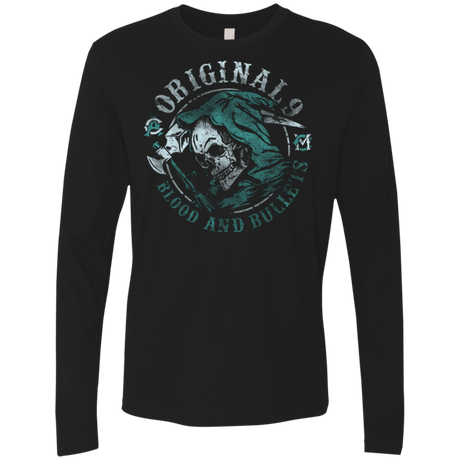 T-Shirts Black / Small Blood and Bullets Men's Premium Long Sleeve