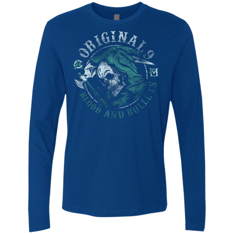 T-Shirts Royal / Small Blood and Bullets Men's Premium Long Sleeve