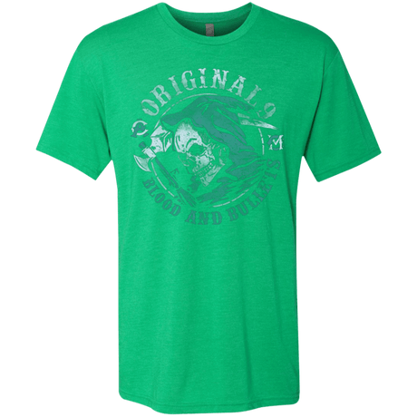T-Shirts Envy / Small Blood and Bullets Men's Triblend T-Shirt