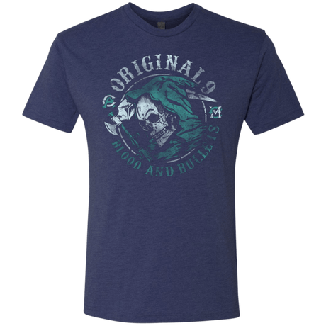 T-Shirts Vintage Navy / Small Blood and Bullets Men's Triblend T-Shirt