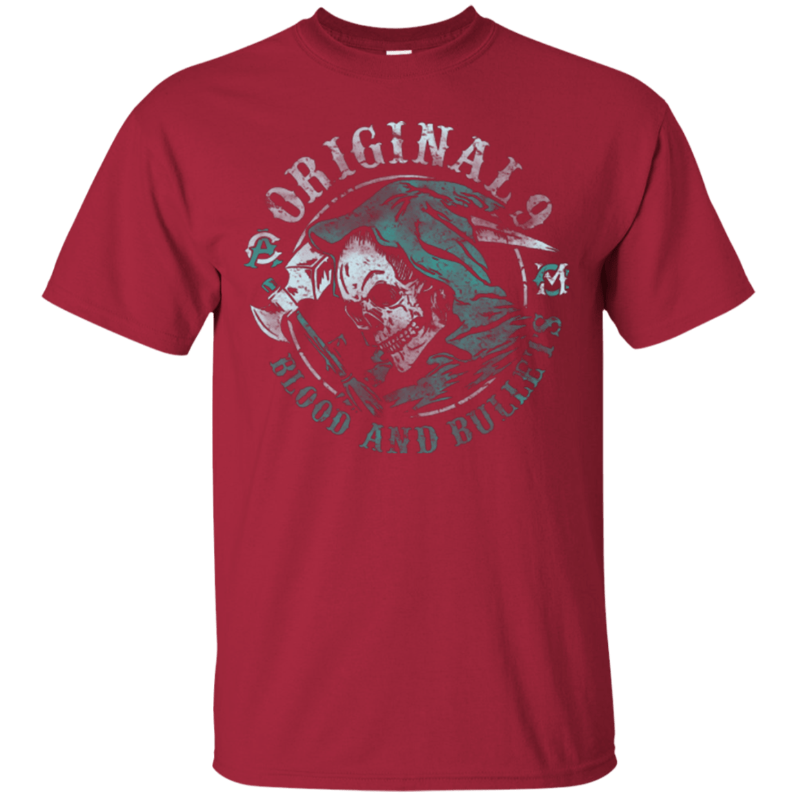 T-Shirts Cardinal / Small Blood and Bullets T-Shirt