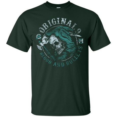 T-Shirts Forest Green / Small Blood and Bullets T-Shirt