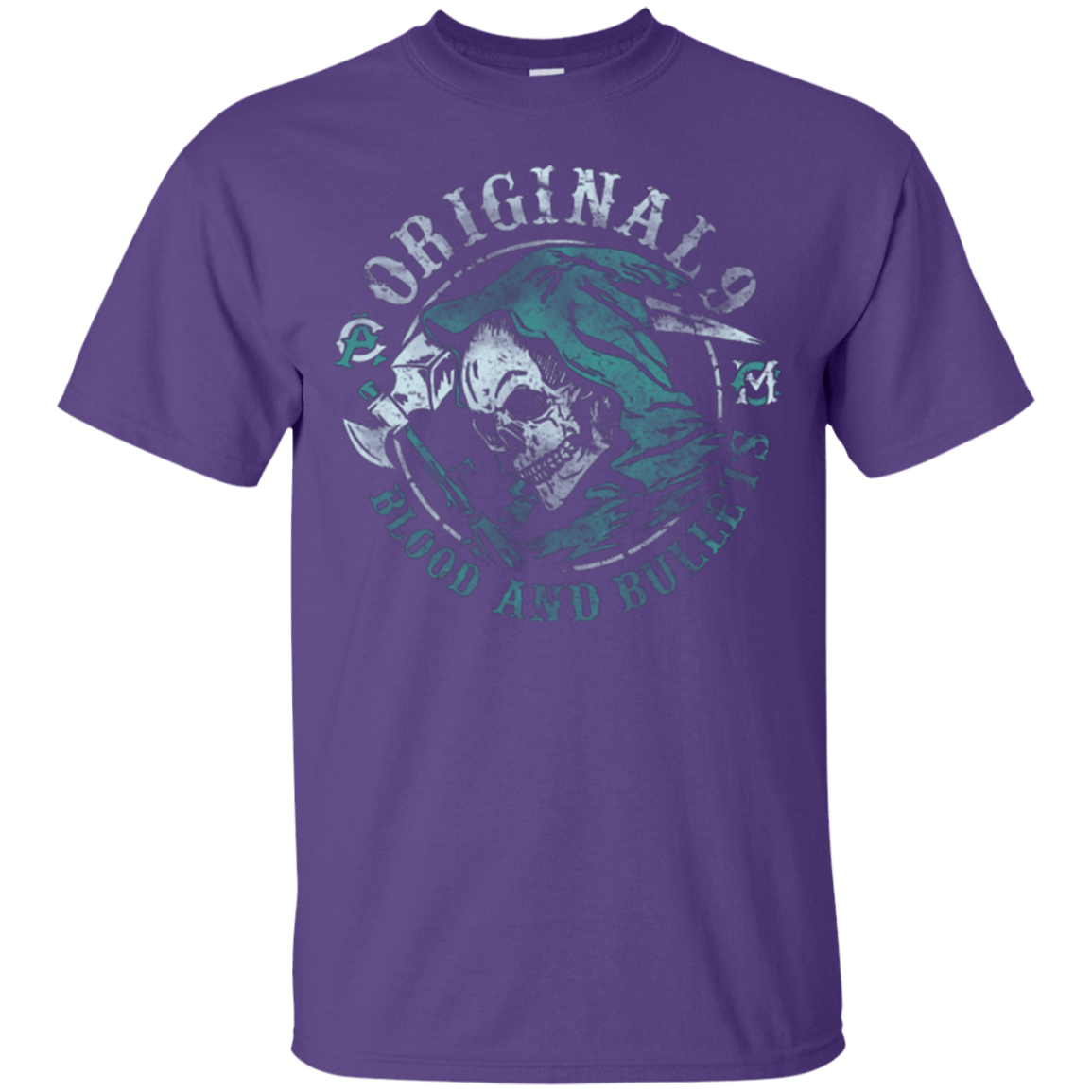 T-Shirts Purple / Small Blood and Bullets T-Shirt