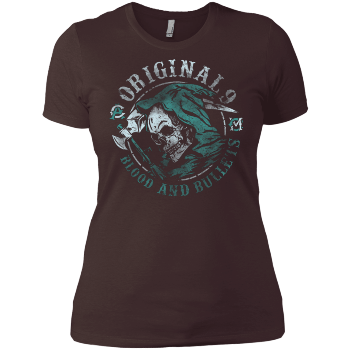 T-Shirts Dark Chocolate / X-Small Blood and Bullets Women's Premium T-Shirt