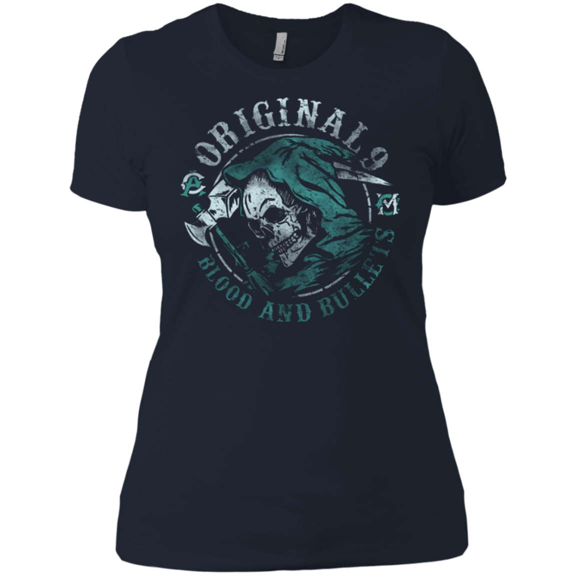 T-Shirts Midnight Navy / X-Small Blood and Bullets Women's Premium T-Shirt