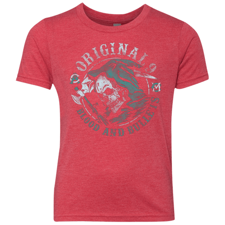 T-Shirts Vintage Red / YXS Blood and Bullets Youth Triblend T-Shirt