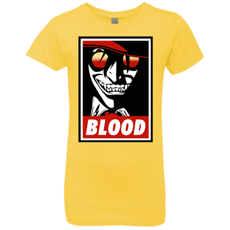 T-Shirts Vibrant Yellow / YXS Blood Girls Premium T-Shirt