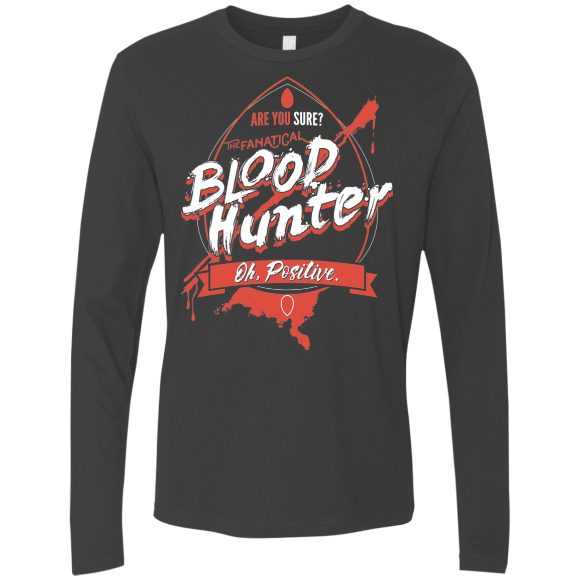 T-Shirts Heavy Metal / S Blood Hunter Men's Premium Long Sleeve