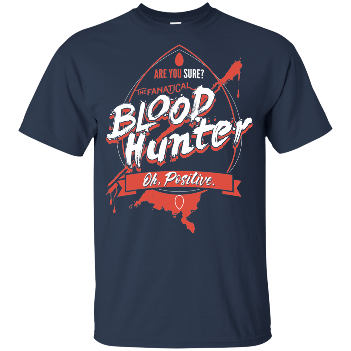 T-Shirts Navy / YXS Blood Hunter Youth T-Shirt